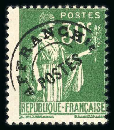 Stamp of France » Préoblitérés 1933, préoblitéré type Paix Y&T n° 69 30c vert, neuf
