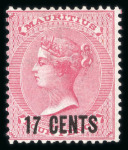 Stamp of Mauritius » Collections 1860-99, mint group of De La Rue issues