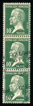 Stamp of Colonies françaises » Grand Liban Grand Liban : 1924, Pasteur 10c vert, bande verticale