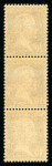 Stamp of Colonies françaises » Grand Liban Grand Liban : 1924, Pasteur 10c vert, bande verticale