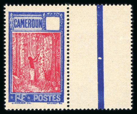 Stamp of Colonies françaises » Cameroun 1927, Y&T n° 139a superbe variété sans la valeur neuf