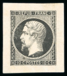 Stamp of France » Présidence de 1852 1852, Napoléon non dentelé 10c Présidence, épreuve