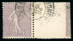 Stamp of France » Émissions à partir de 1900 1903, Semeuse lignée Maury/Spink n°133g 30c dentelé