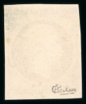 Stamp of France » Empire 1853-1862 1853, Napoléon non dentelé Y&T n°18, 1f carmin, oblitération