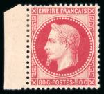 Stamp of France » Collections 1849-1918, ensemble de grosses pièces françaises accompagnées