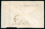 Stamp of France » Ballons Montés 1871, Enveloppe par ballon monté "La Poste de Paris" à destination de Naples (Italie)
