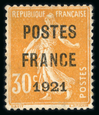 Stamp of France » Préoblitérés 1921, préoblitéré Semeuse Postes France Y&T n°35, 30c