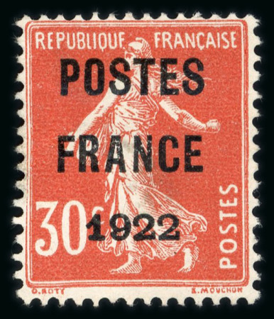 Stamp of France » Préoblitérés 1920-1922, Série de 14 timbres préoblitérés au type