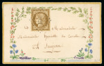 Stamp of France » Lettres Classiques 1849, Cérès Y&T n°1, 10c bistre, oblitéré petits chiffres