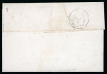 Stamp of France » Lettres Classiques 1849, lettre affranchie d'un Y&T n°3 oblitéré cad