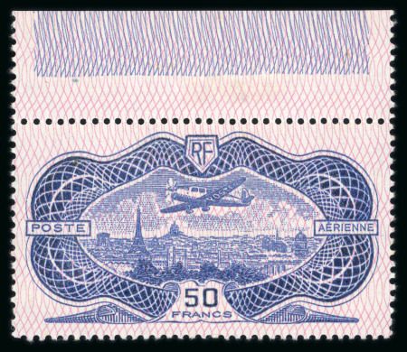 Stamp of France » Poste Aérienne 1936, Poste Aérienne Y&T n°15, 50f burelé neuf ** MNH