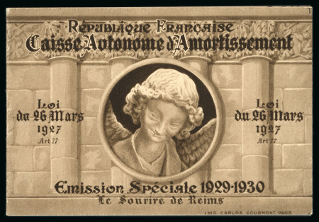 Stamp of France » Carnets 1930, Carnet Sourire de Reims Y&T n°256, neuf ** MNH,