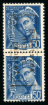 Stamp of France » Guerre 1940, lot de timbres de guerre composé des paires Y&T