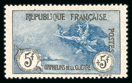 Stamp of France » Émissions à partir de 1900 1917, Orphelins Y&T n°152 à 155, les 4 timbres grand