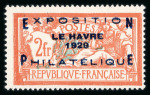 Stamp of France » Collections 1868-1936, sur 4 plaquettes, sélection de timbres classiques