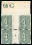 Stamp of France » Collections 1877-1922, sur 9 plaquettes, collection de 51 millésimes