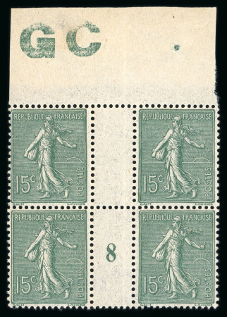 Stamp of France » Collections 1877-1922, sur 9 plaquettes, collection de 51 millésimes