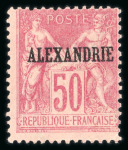 Stamp of Colonies françaises » Alexandrie 1899-1928, bel ensemble neufs **/*/obl bien fournie