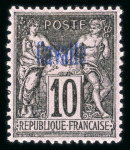 Stamp of Colonies françaises » Cavalle 1893-1911, Bureau complet Y&T n° 1-16 neufs */obl.,
