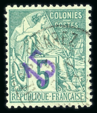 Stamp of Colonies françaises » Diégo-Suarez 1890-1893, belle collection neufs */(*)/obl très suivie