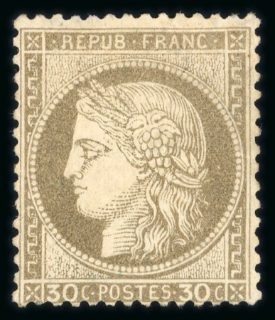 Stamp of France » Emission Cérès 1871-72 1870-1871, sur 2 plaquettes, ensemble de 24 timbres