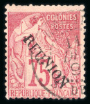 Stamp of Colonies françaises » Réunion 1855-1975, Réunion et Réunion/CFA, belle collection