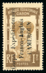 Stamp of Colonies françaises » Cameroun 1915, Corps expéditionnaire 1915, beau lot de 20 timbres