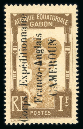Stamp of Colonies françaises » Cameroun 1915, Corps expéditionnaire 1915, beau lot de 20 timbres