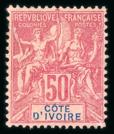 Stamp of Colonies françaises » Côte-d'Ivoire 1892-1944, collection majorité neufs * très fournie