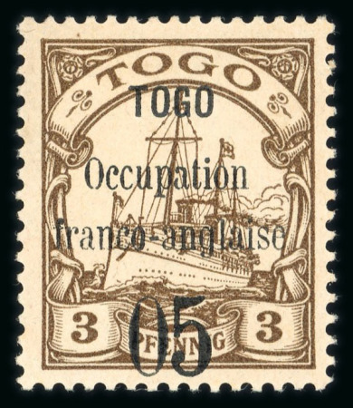 Stamp of Colonies françaises » Togo 1914-1916, Togo Occupation militaire bel ensemble assez