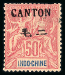 Stamp of Colonies françaises » Canton 1901-1919, Bureau complet soit Y&T n° 1-83, timbres