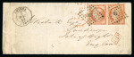 Stamp of France » Lettres Classiques 1853, lettre pour Sandown, Ile de Wight (Angleterre),