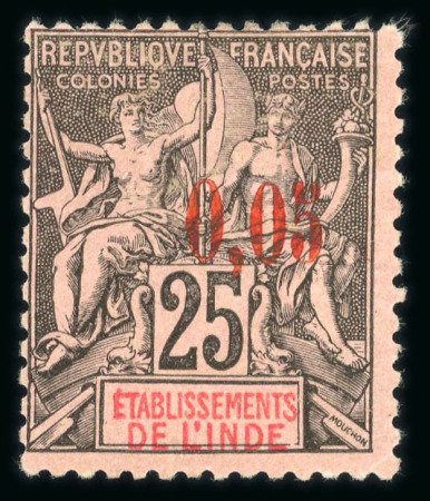 Stamp of Colonies françaises » Inde 1892-1950, collection neufs */obl. bien fournie et