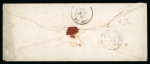 Stamp of Colonies françaises » Algérie 1854-1859, lot de 2 lettres, la première avec cursive