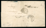 Stamp of Colonies françaises » Algérie 1839, lettre de Constantine à Banne (Ardèche) avec