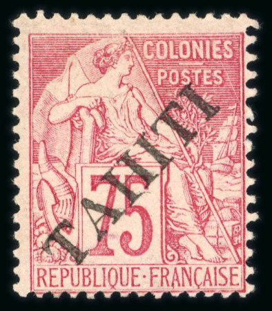 Stamp of Colonies françaises » Tahiti 1893-1903, lot de 32 timbres neufs */obl dont Y&T n°