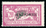 Stamp of Colonies françaises » Andorre (Poste française) 1931-1999, dans une reliure collection neufs **/* complète