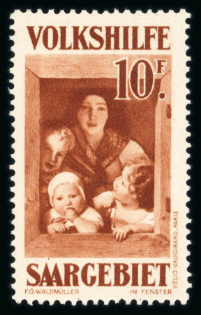 Stamp of Colonies françaises » Colonies Francaise Collections et Lots Sarre et Memel Français : 1920-1959, en album belle