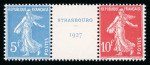 Stamp of France » Émissions à partir de 1900 1927, bande Strasbourg Y&T n° 242A neufs ** MNH, TB.