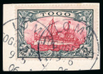 Stamp of Germany » German Colonies » Togo 1897-1919, complete territory mint and used