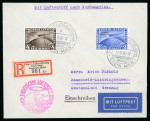 Stamp of Germany » German Empire 1936. air mail post "Chicagofahrt" Michel n° 497 and 498