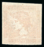 Stamp of Austria » Newspaper Stamps 1851 Austria Österreich 1851 Rosa Merkur auf dünnem Papier ungebraucht 