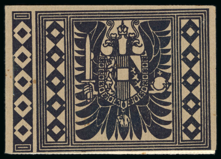 Stamp of Austria » 1890-1918 Issues  Austria Österreich 1908 Markenheftchen Typ B