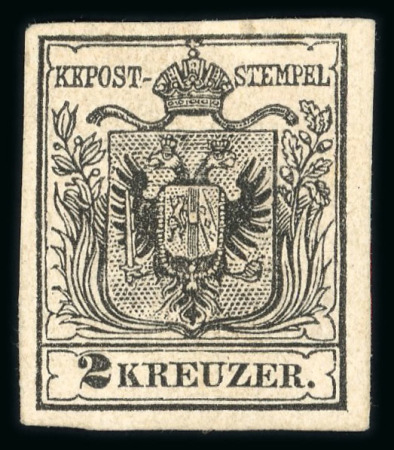 Stamp of Austria » 1850 Issue Austria Österreich 1850 2Kr MP Ty III