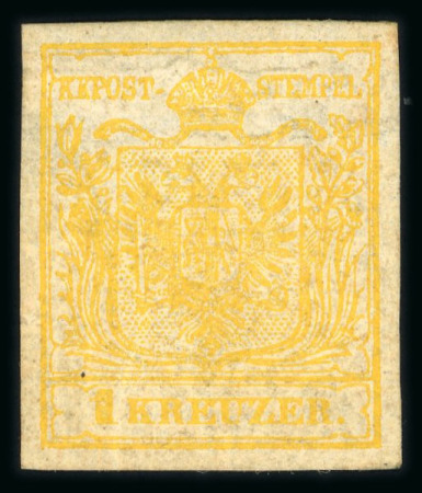 Stamp of Austria » 1850 Issue 1850 1Kr HP Ty III