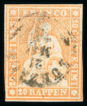 Stamp of Switzerland / Schweiz » Sammlungen 1850-1862, kleine Zusammenstellung Rayon und Strubel