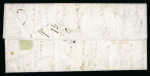 Stamp of Switzerland / Schweiz » Kantonalmarken » Genf 1849, grosser Adler dunkelgrün, farbfrisch auf Brief