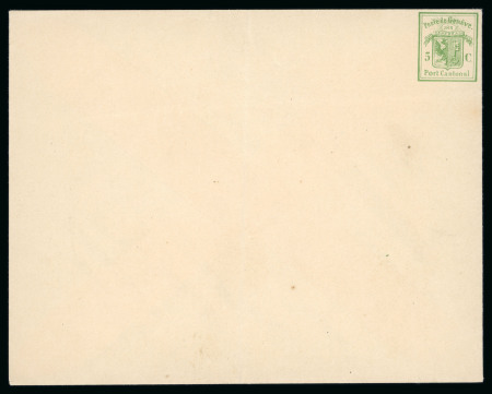Stamp of Switzerland / Schweiz » Kantonalmarken » Genf 1846, Genfer Ganzsachenumschlag, grosses Format, ungebraucht