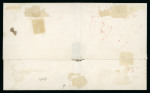 Stamp of Switzerland / Schweiz » Kantonalmarken » Genf 1849, grosser Adler dunkelgrün, auf Stadtbrief