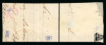 Stamp of Switzerland / Schweiz » Kantonalmarken » Genf 1845, kleiner Adler auf kleinem Briefstück